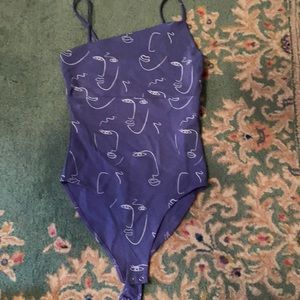 Forever 21, purple, bodysuit